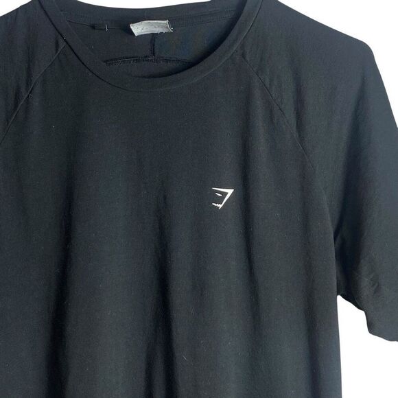 Gymshark Black Oversized Performance Relaxed T Shirt Men’s Sz Large - Picture 3 of 5